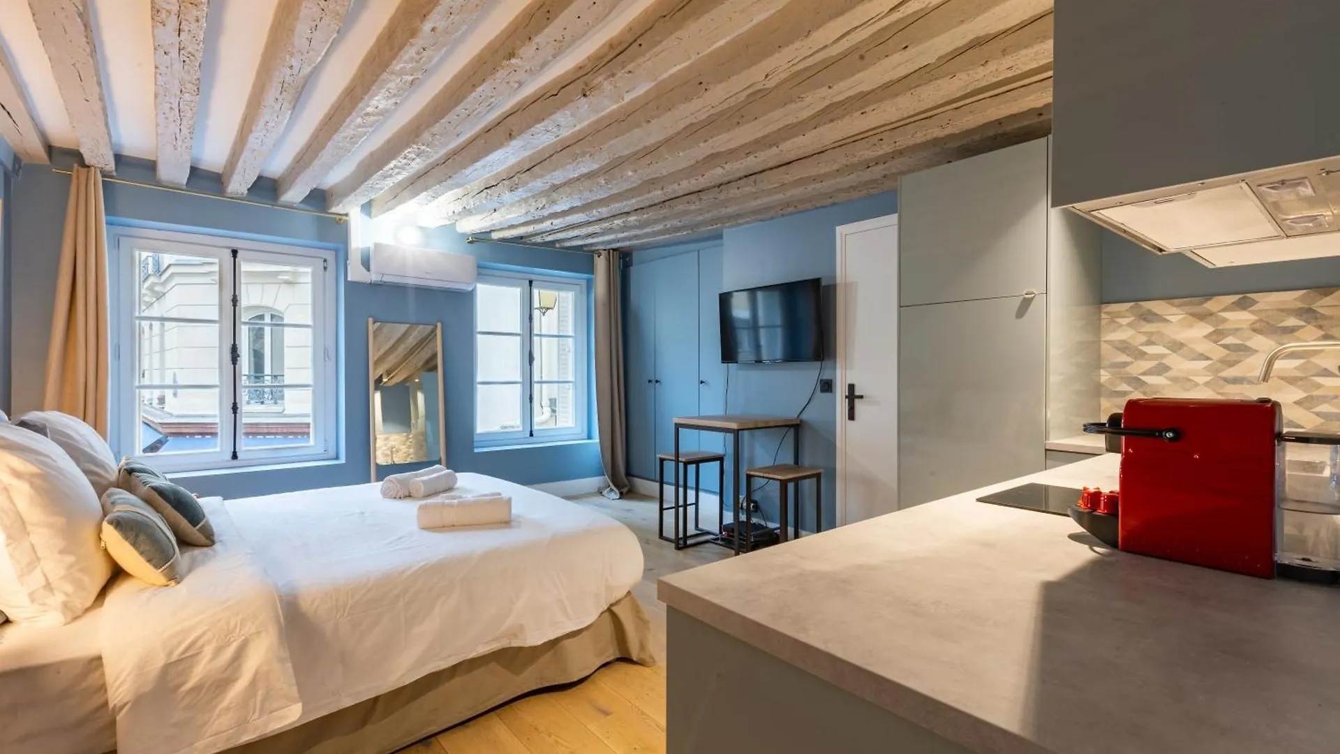 Apartment Coeur De - Grand Climatise 3 Br Paris
